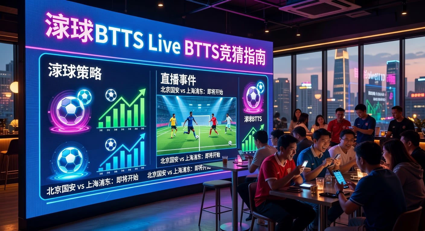 滚球BTTS live BTTS：场中两队进球实战判断