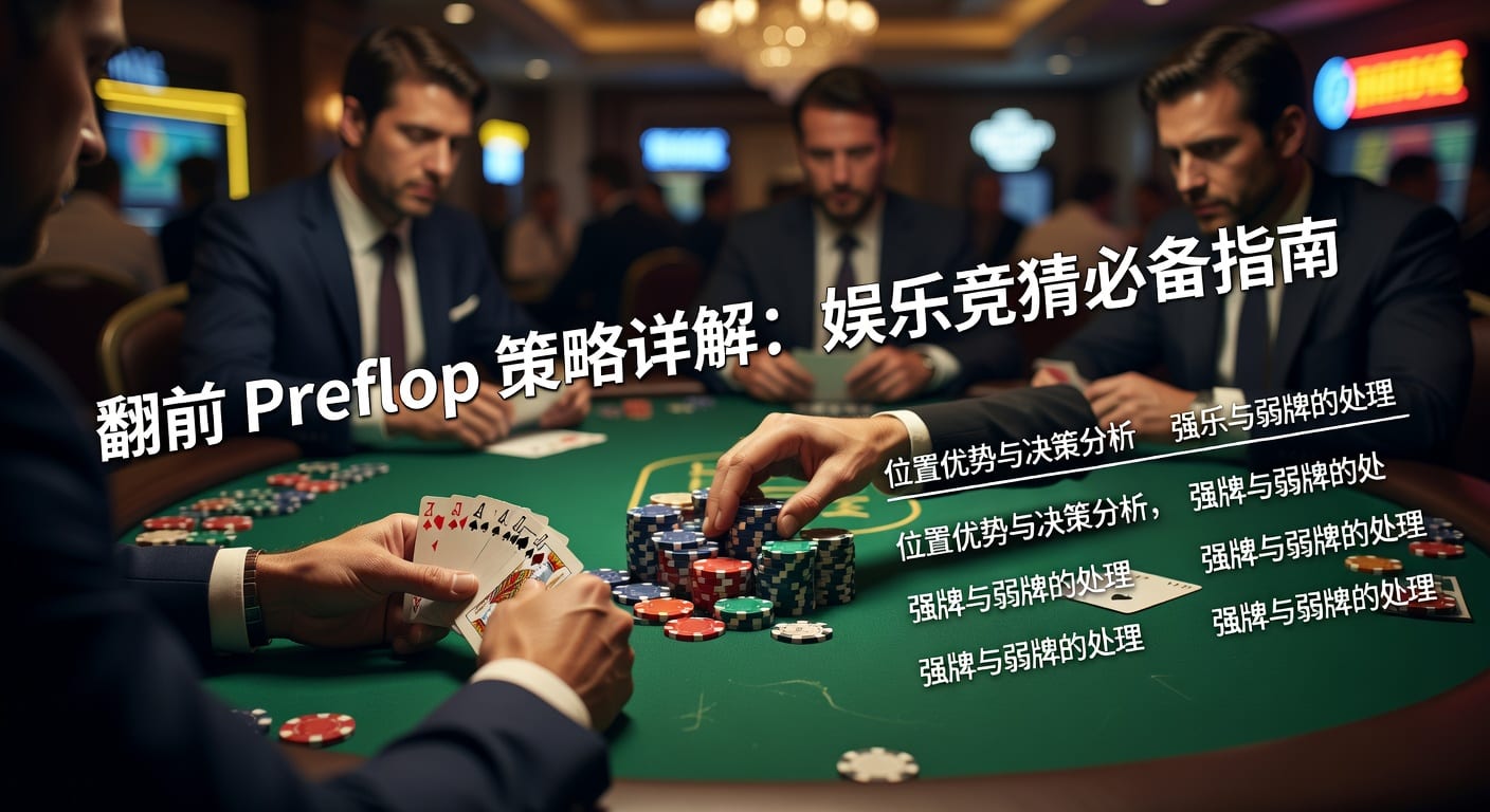 翻前 preflop 实战解析：起手牌、位置与加注策略