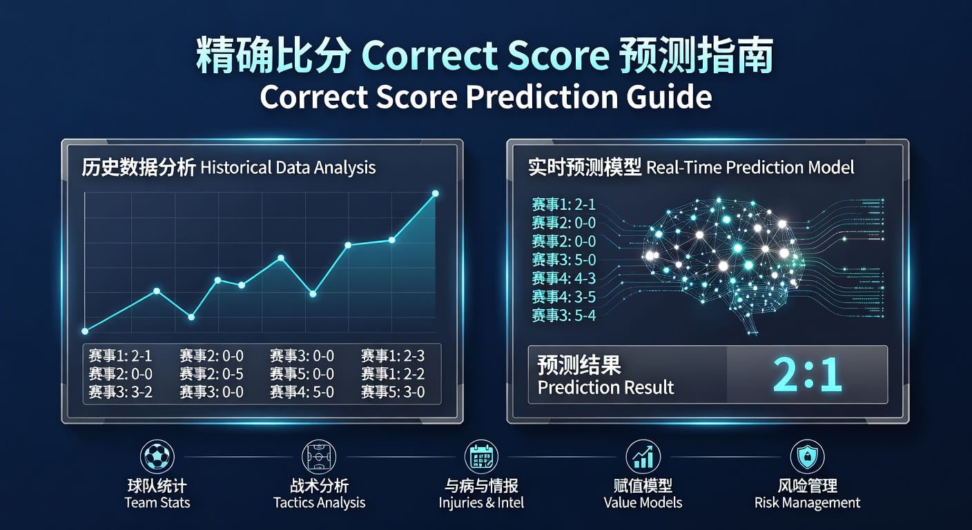 精确比分 correct score：赛前判断与命中区间观察