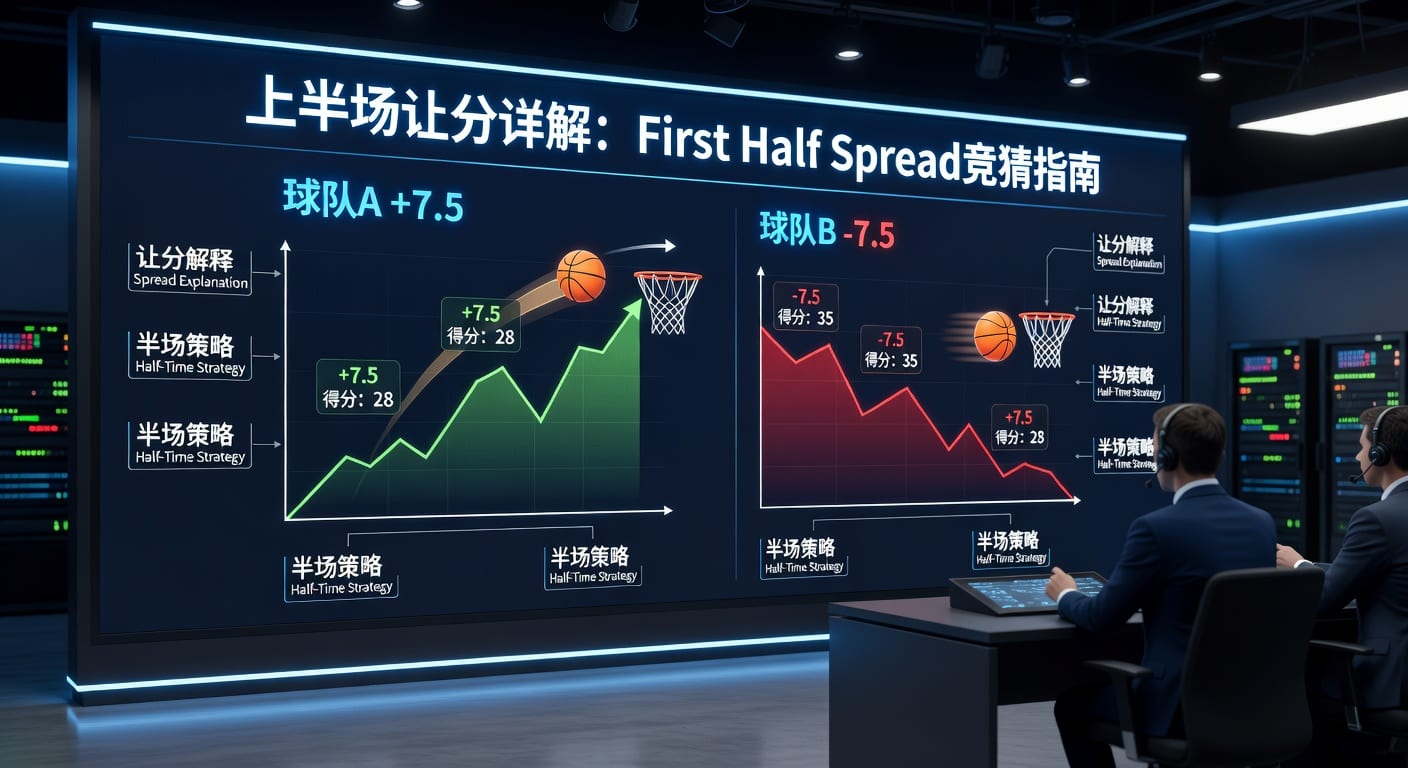 上半场让分 first half spread 实战分析